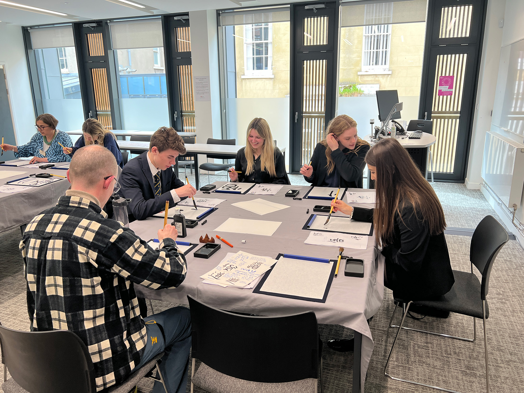 Bristol University Japanese Calligraphy Workshop